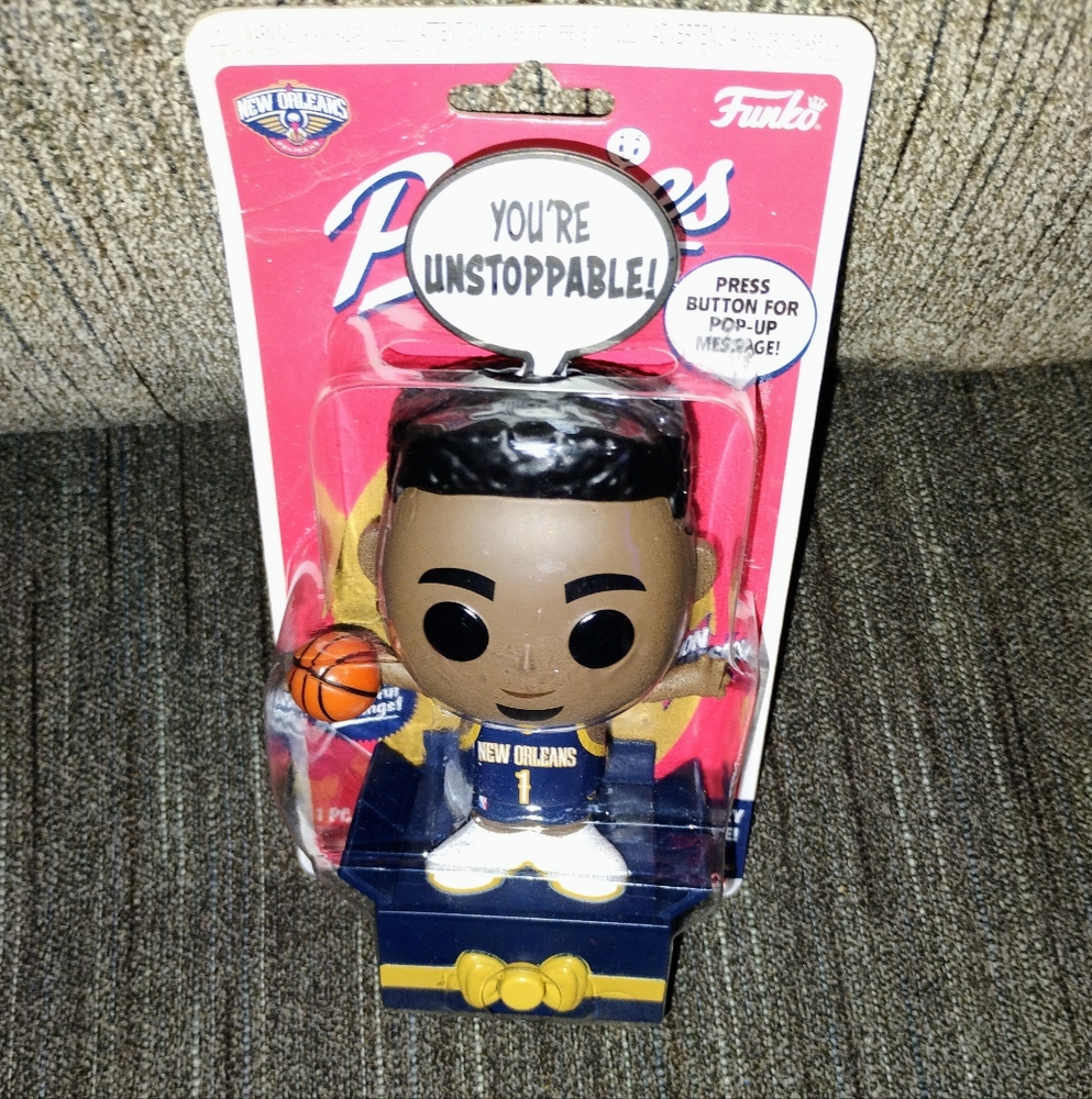 New! NBA Zion Williamson Funko Pop Collectable